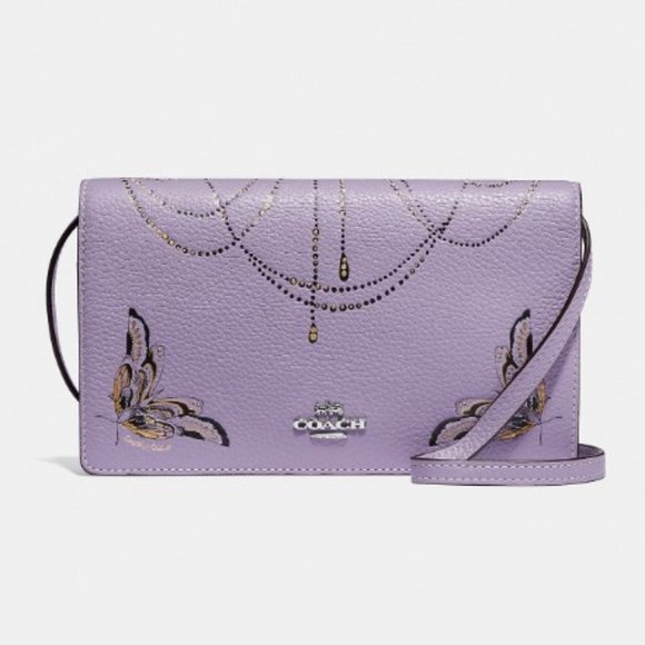Coach Handbags - Coach Purse HAYDEN Foldover Crossbody BAG Lilac Purple Tattoo